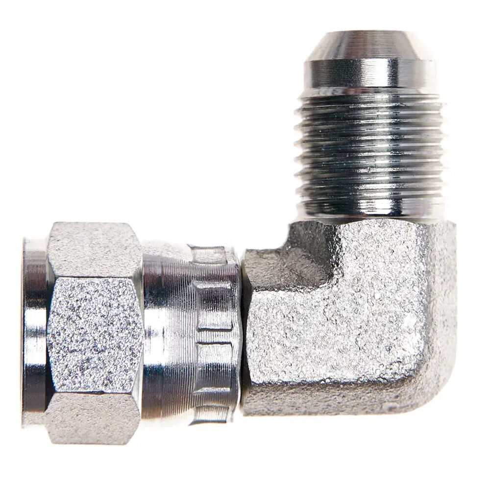 image of 1/2 Male JIC x 1/2 Female JIC Swivel 90