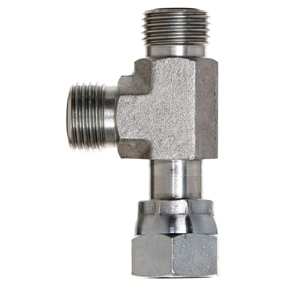 image of 1/2 in Male Boss x 1/2 Female Flat Face Swivel 90