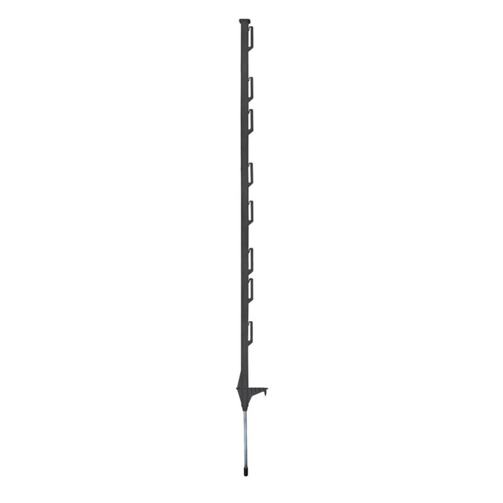 image of Black Poly Step In Post, Color May Vary, 8 Wire, 48 in