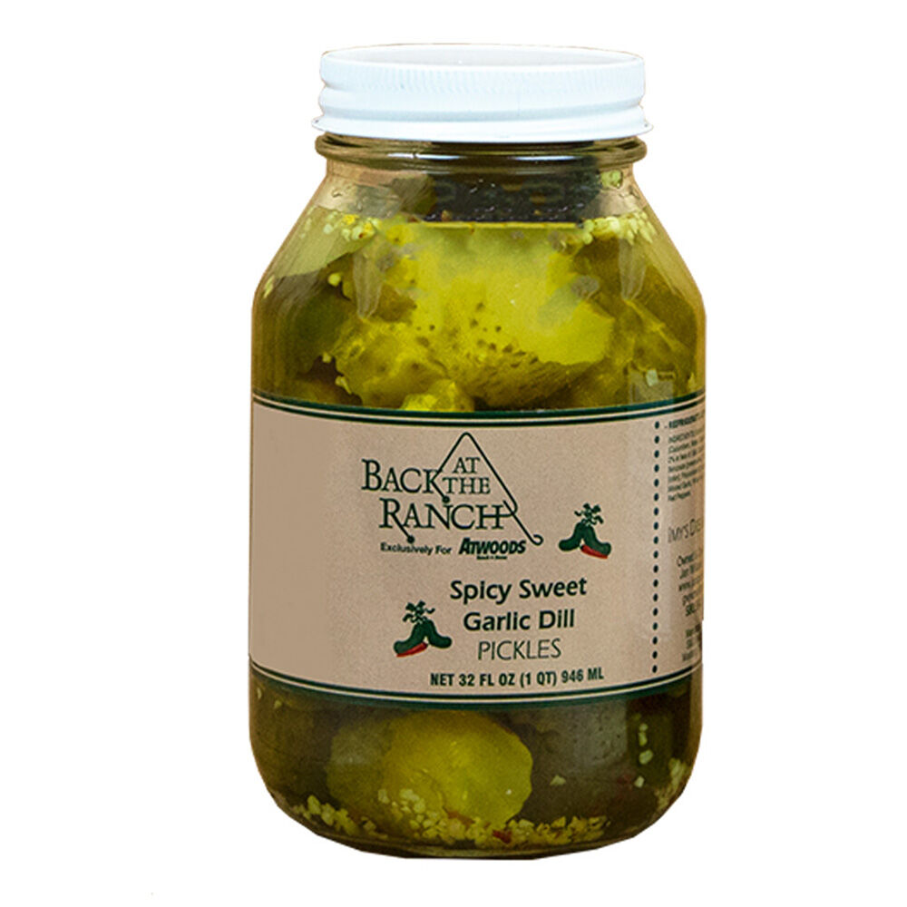 image of Spicy Sweet Garlic Dill Pickles, 1 qt