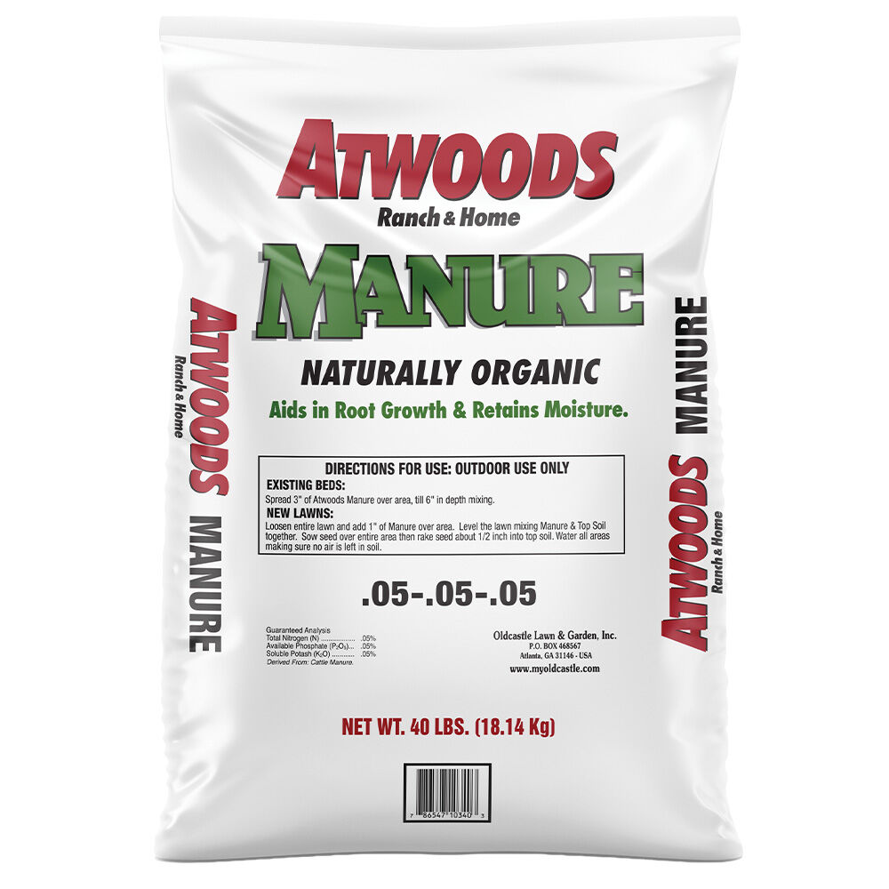 image of Natural Organic Manure, 40 lb