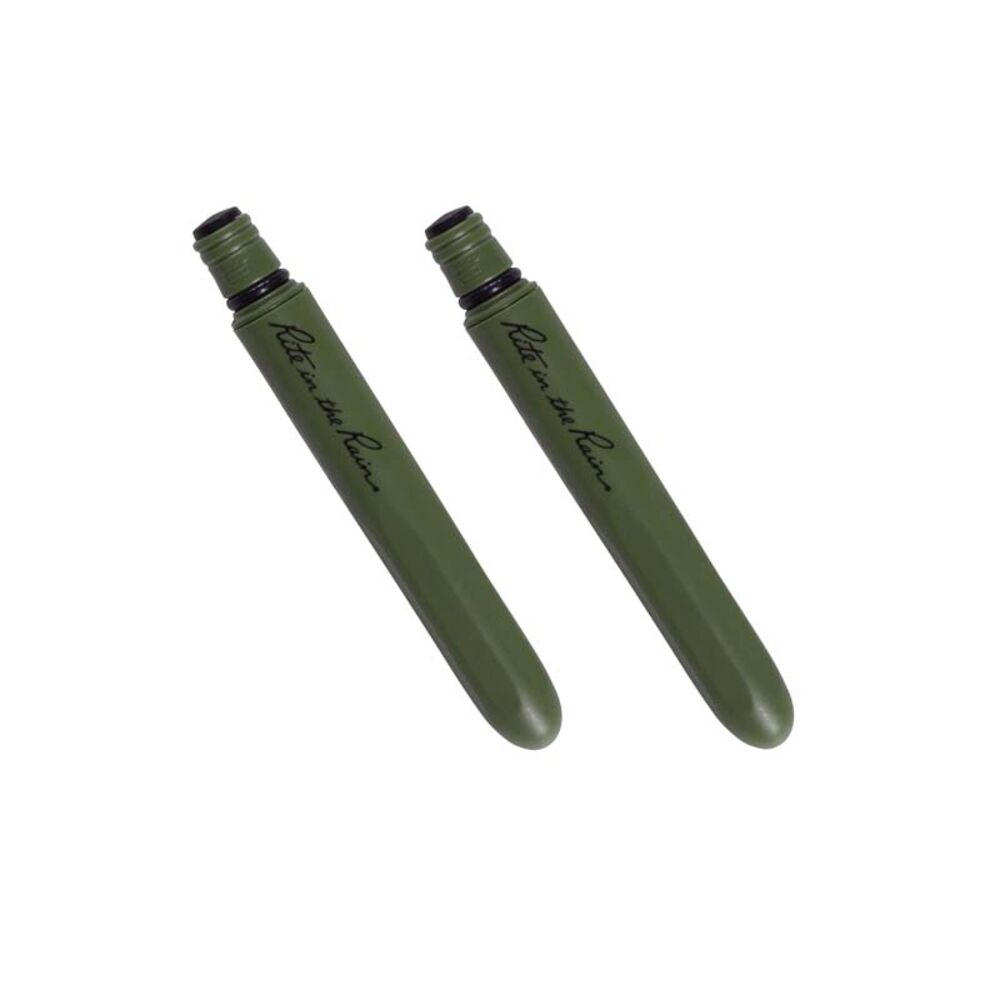 image of All-Weather EDC Fine Point Pen- Olive Drab Pokka, Black 0.8mm Ink, 2 pk