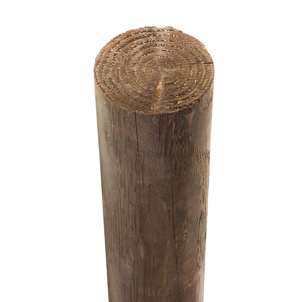 image of 6 in x 8 ft Round Wood Post